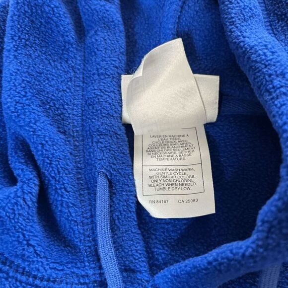 Vintage Disneyland California Adventure Hoodie Unisex M Blue Fleece Pullover - Picture 8 of 12